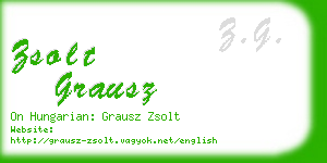 zsolt grausz business card